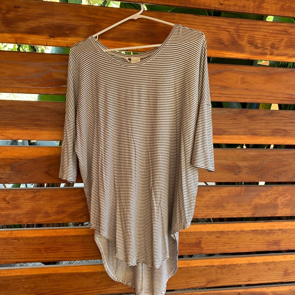 Striped Anthropologie Tunic